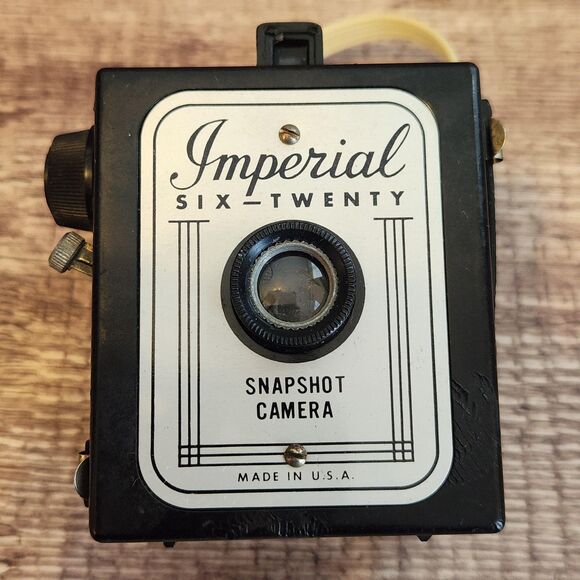 Imperial 620 Six Twenty Snapshot Box Camera Handle MCM Shelf Decor Untested VTG - Picture 6 of 7